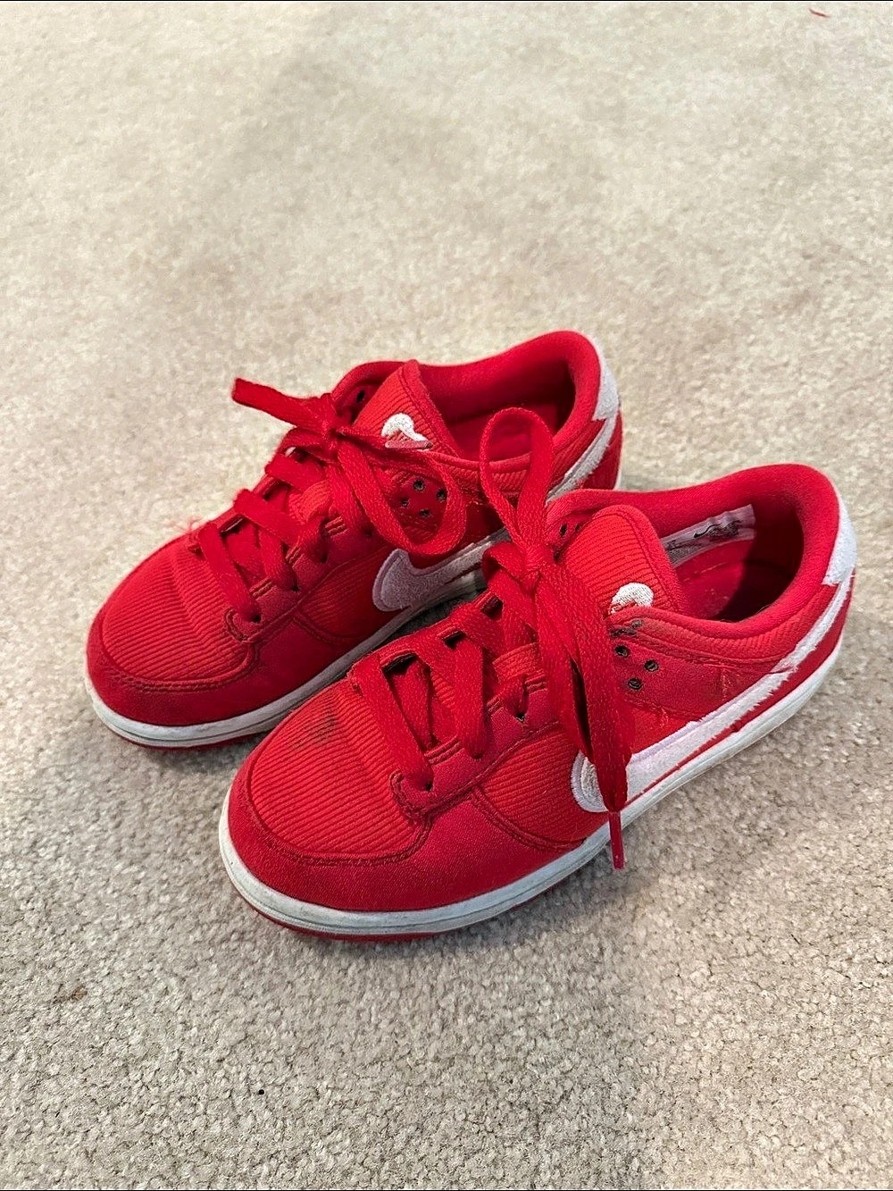 Nike Dunk Low TD Valentine's Day (2024) Low TD Valentine's Day Red & White Girls